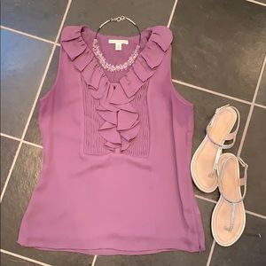 Banana Republic purple top size 10P